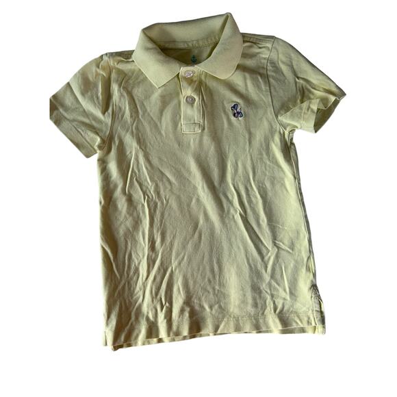 Crewcuts Yellow Polo Shirt size 4-5 - Picture 1 of 3